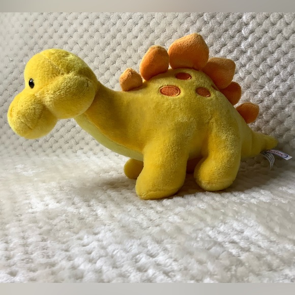Prextex Yellow Orange Plush Dinosaur GDL7005 Stuffed Animal Toy - Picture 14 of 14